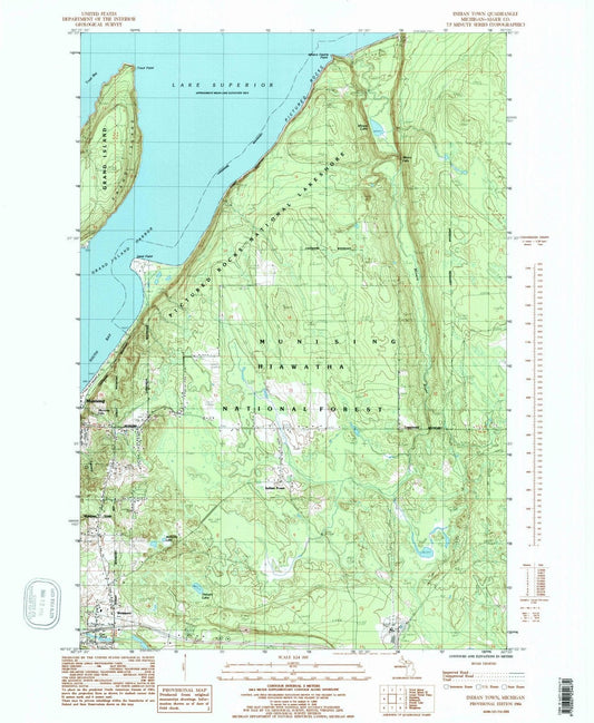 1984 Indian Town, MI - Michigan - USGS Topographic Map