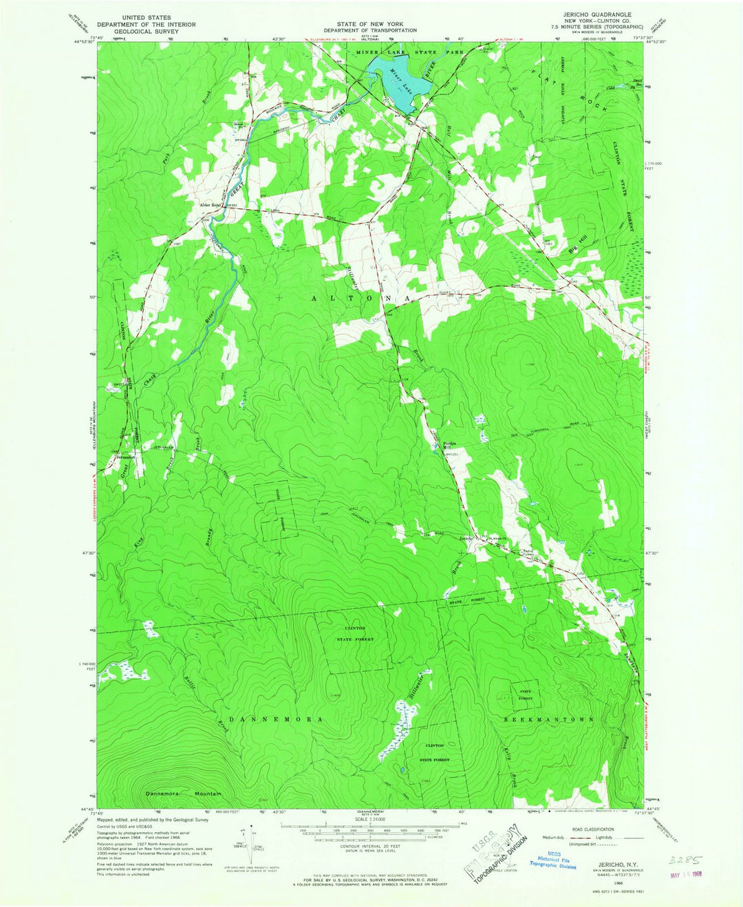 1966 Jericho, NY - New York - USGS Topographic Map