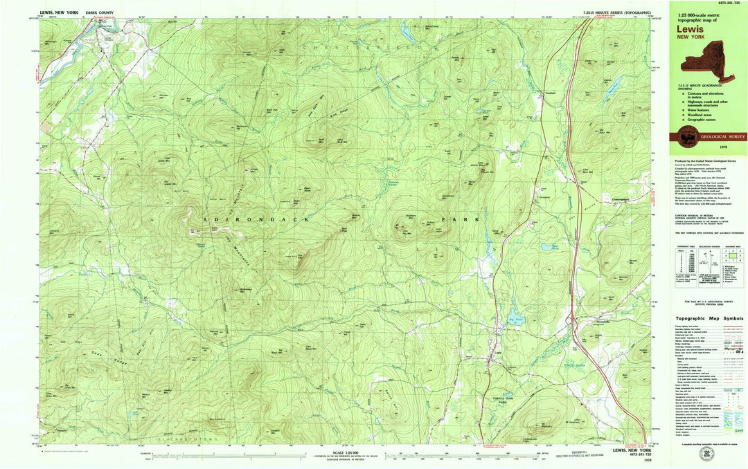1978 Lewbeach, NY - New York - USGS Topographic Map