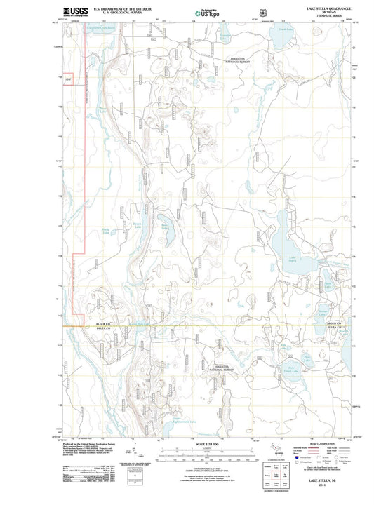 2011 Lake Stella, MI - Michigan - USGS Topographic Map