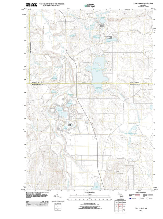 2011 Lake Geneva, MI - Michigan - USGS Topographic Map