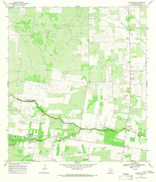 1968 Concepcion, TX - Texas - USGS Topographic Map v2