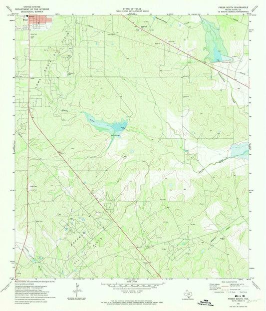 1971 Freer South, TX - Texas - USGS Topographic Map