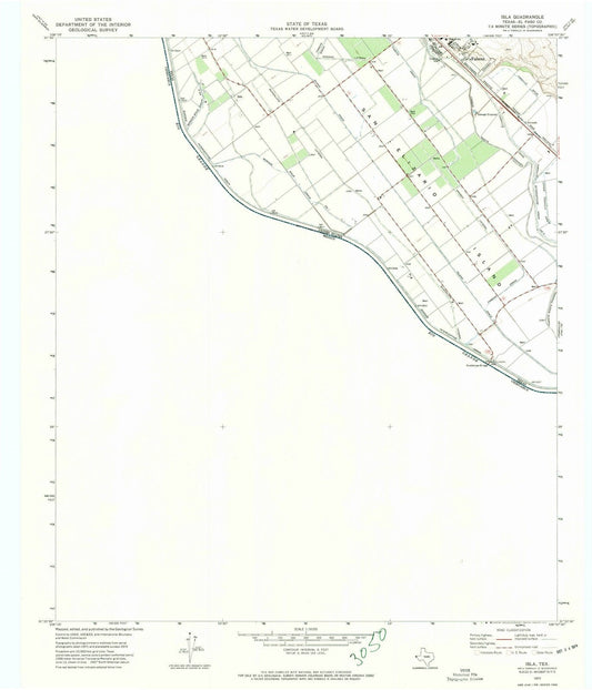 1972 Isla, TX - Texas - USGS Topographic Map