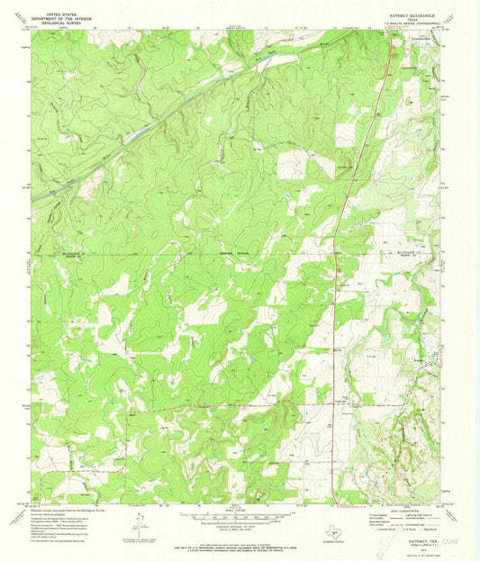1970 Katemcy, TX - Texas - USGS Topographic Map