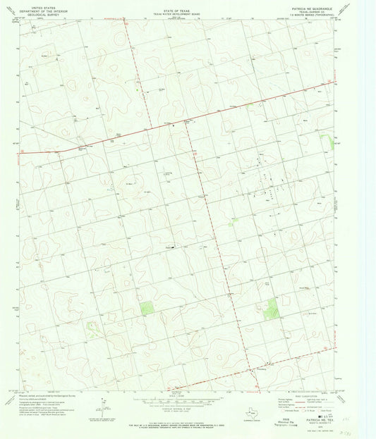 1970 Patricia, TX - Texas - USGS Topographic Map