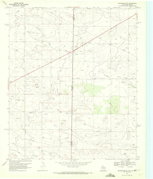 1970 Prairieview, TX - Texas - USGS Topographic Map