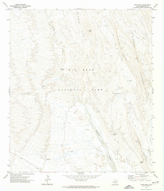 1971 Roys Peak, TX - Texas - USGS Topographic Map