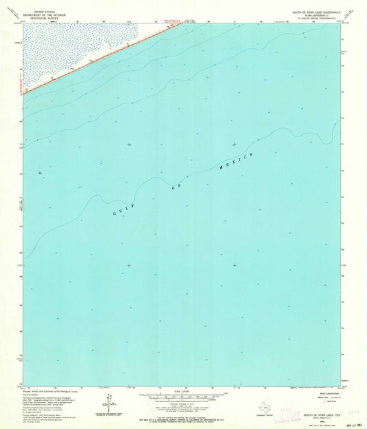 1962 South of Star Lake, TX - Texas - USGS Topographic Map