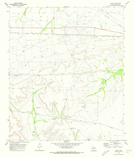 1970 Texon, TX - Texas - USGS Topographic Map v2