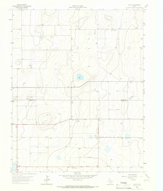 1965 Wilco, TX - Texas - USGS Topographic Map v2