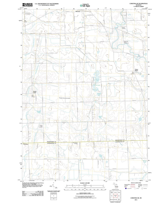 2011 Corunna, MI - Michigan - USGS Topographic Map v2