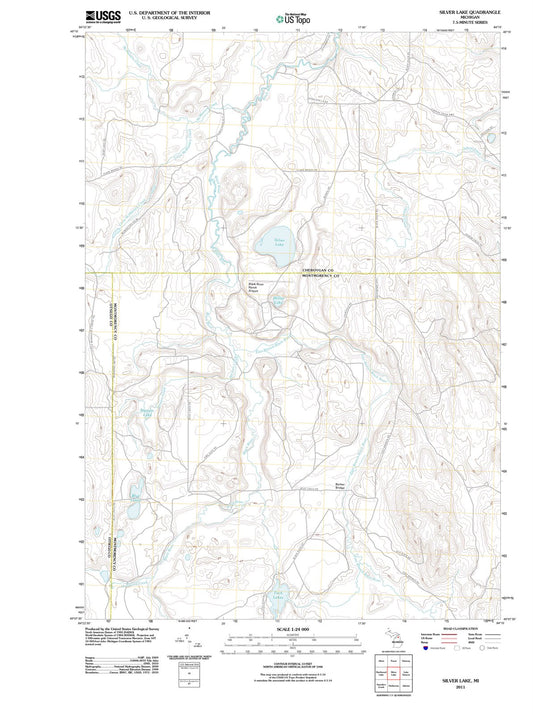 2011 Silver Lake, MI - Michigan - USGS Topographic Map