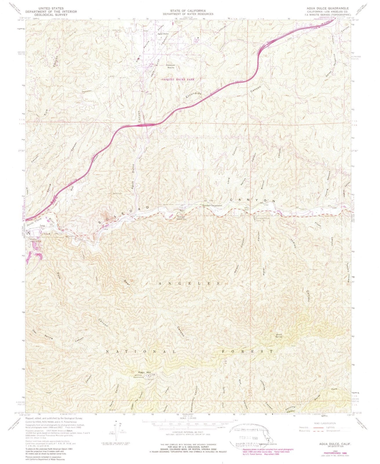1960 Aguaulce, CA - California - USGS Topographic Map