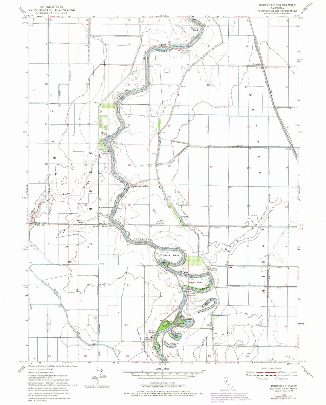1952 Kirkville, CA - California - USGS Topographic Map