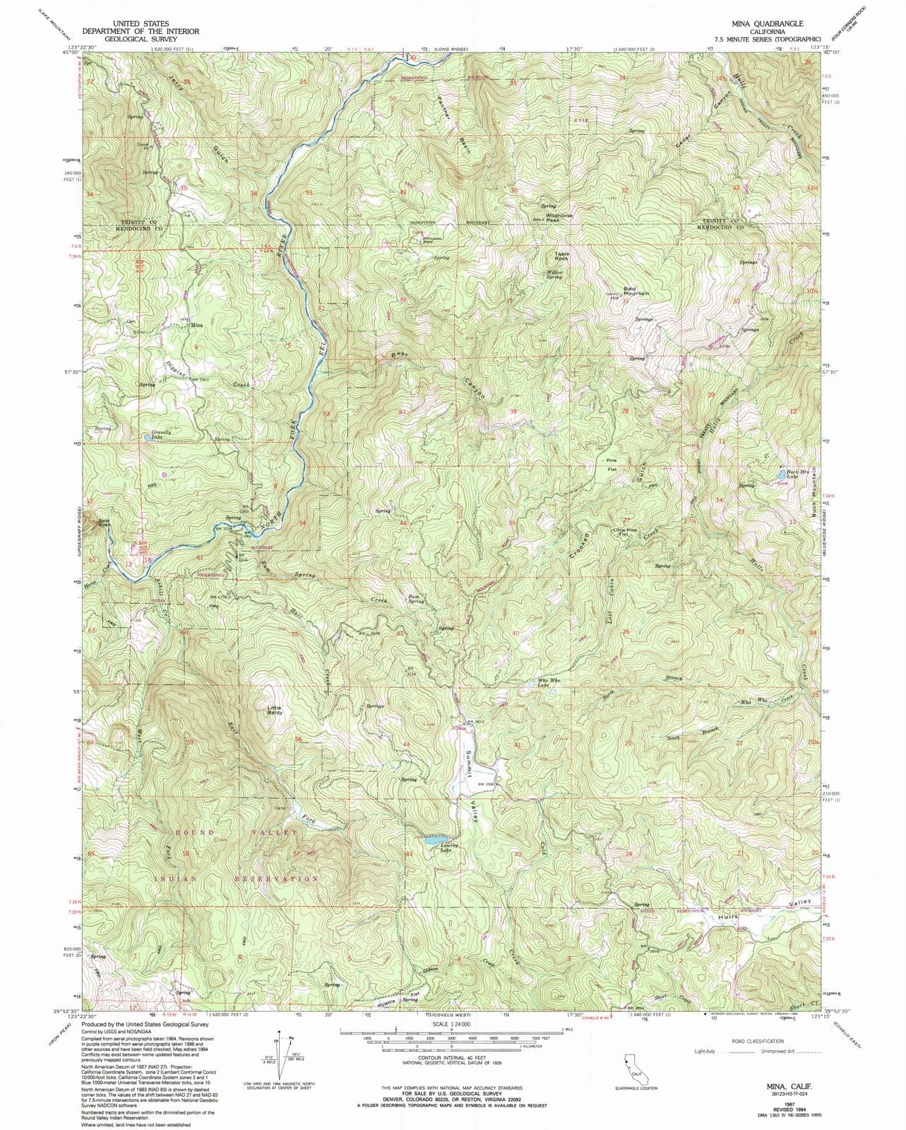 1967 Mina, CA - California - USGS Topographic Map