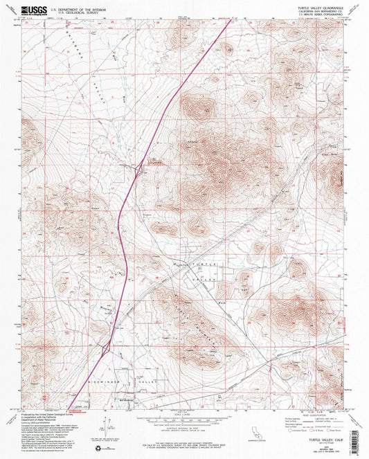 1970 Turtle Valley, CA - California - USGS Topographic Map