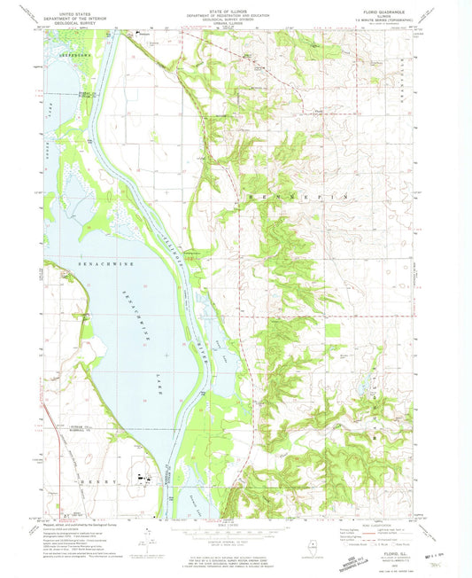1972 Florid, IL - Illinois - USGS Topographic Map