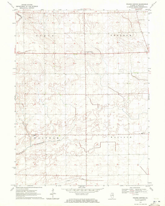 1970 Prairie Center, IL - Illinois - USGS Topographic Map
