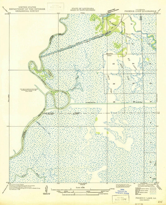 1946 Phoenix Lake, TX - Texas - USGS Topographic Map
