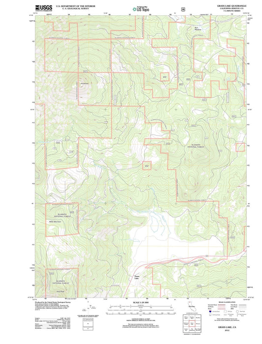 2012 Grass Lake, CA - California - USGS Topographic Map
