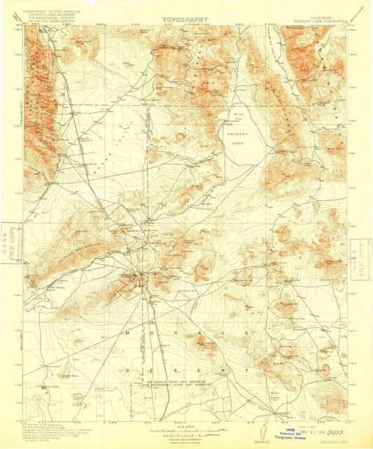 1915 Searles Lake, CA - California - USGS Topographic Map