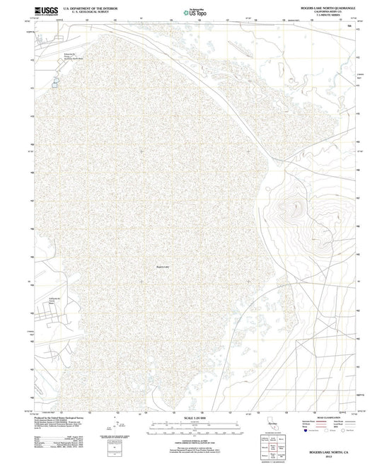 2012 Rogers Lake North, CA - California - USGS Topographic Map