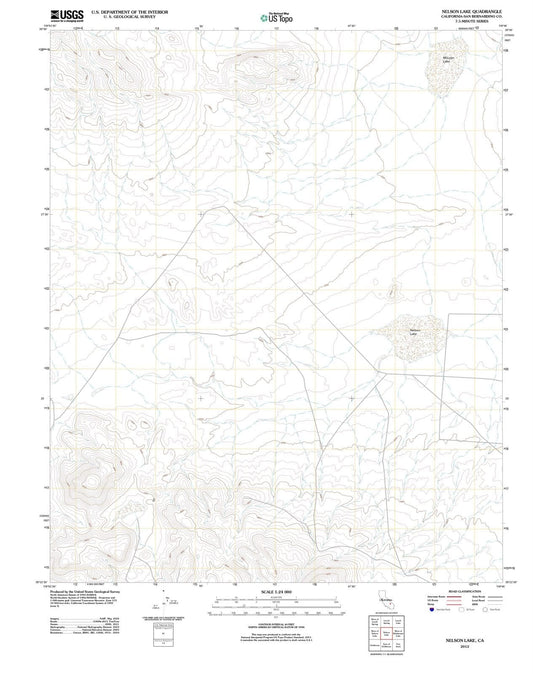2012 Nelson Lake, CA - California - USGS Topographic Map