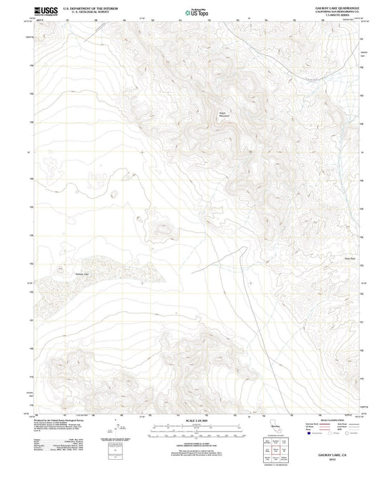 2012 Galway Lake, CA - California - USGS Topographic Map