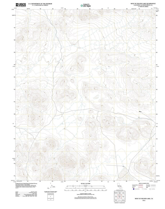 2012 West oflson Lake, CA - California - USGS Topographic Map