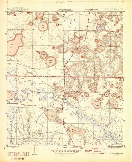 1945 Lake, FL - Florida - USGS Topographic Map