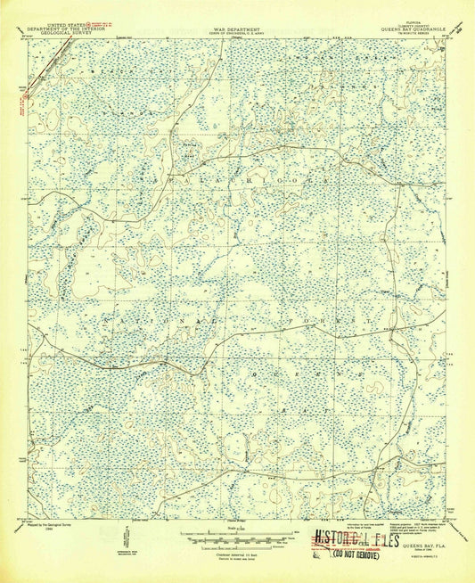 1946 Queens Bay, FL - Florida - USGS Topographic Map