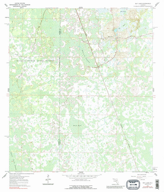 1960 Bay Lake, FL - Florida - USGS Topographic Map