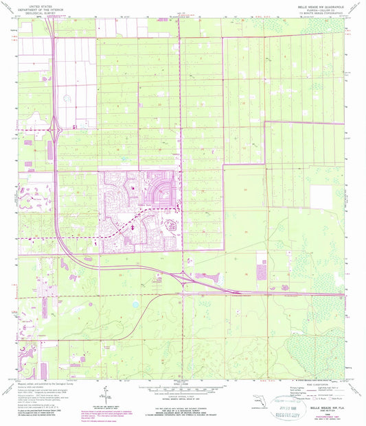 1958 Belle Meade, FL - Florida - USGS Topographic Map v2