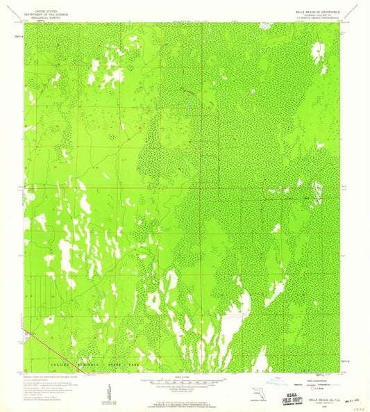 1958 Belle Meade, FL - Florida - USGS Topographic Map v3