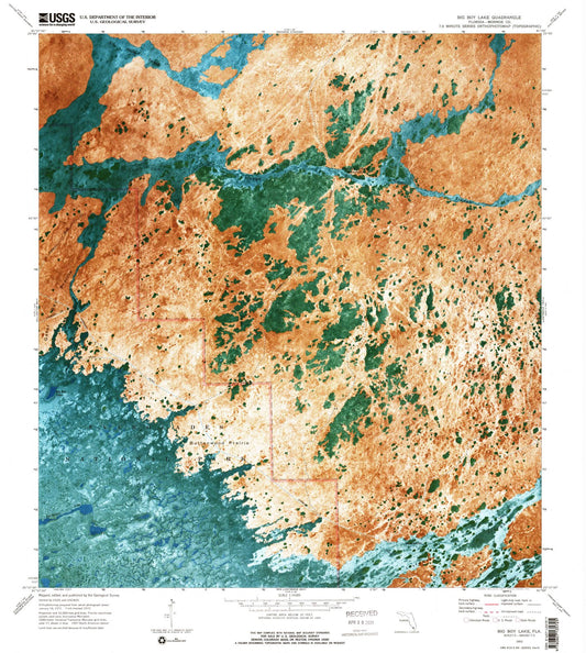 1972 Big Boy Lake, FL - Florida - USGS Topographic Map