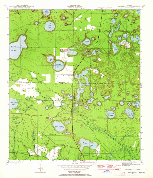 1944 Lake, FL - Florida - USGS Topographic Map
