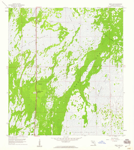 1959 Deep Lake, FL - Florida - USGS Topographic Map v2