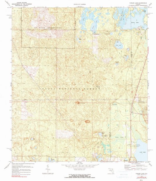1972 Lake, FL - Florida - USGS Topographic Map