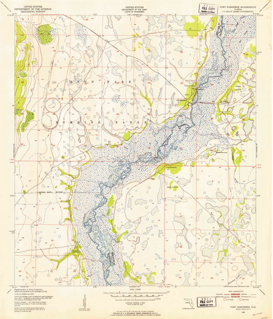 1952 Kissimmee, FL - Florida - USGS Topographic Map v2