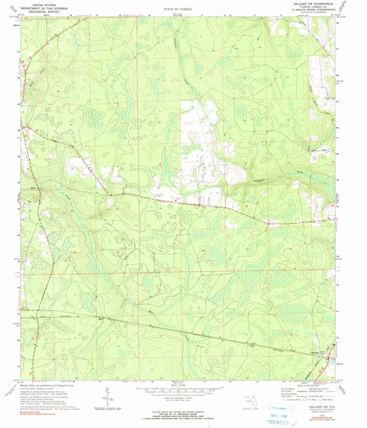 1970 Hilliard, FL - Florida - USGS Topographic Map v2