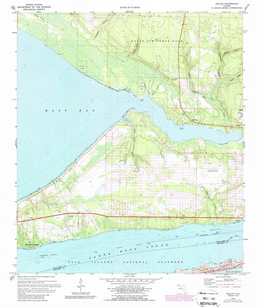 1970 Holly Hill, FL - Florida - USGS Topographic Map