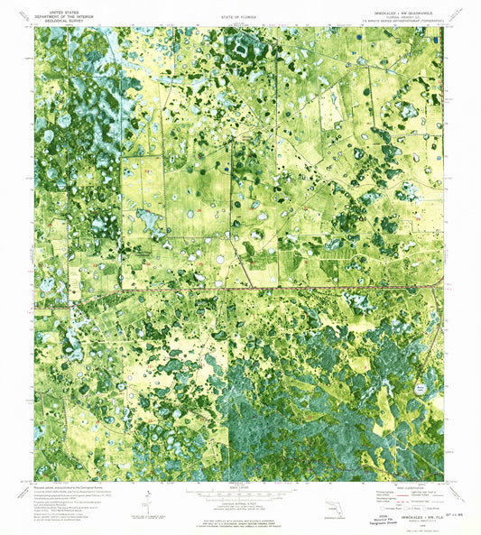 1974 Immokalee 1, FL - Florida - USGS Topographic Map v2