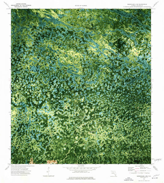 1974 Immokalee 4, FL - Florida - USGS Topographic Map v3