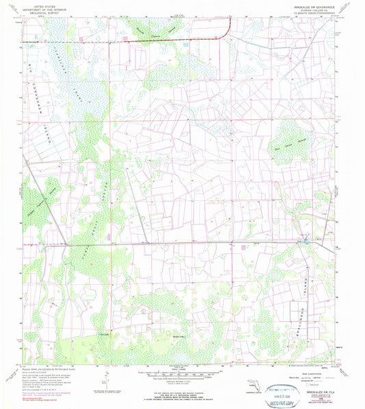 1958 Immokalee, FL - Florida - USGS Topographic Map v2