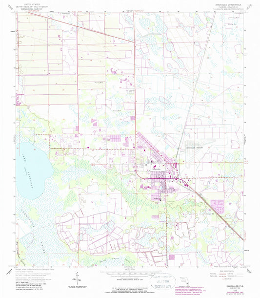 1958 Immokalee, FL - Florida - USGS Topographic Map v3