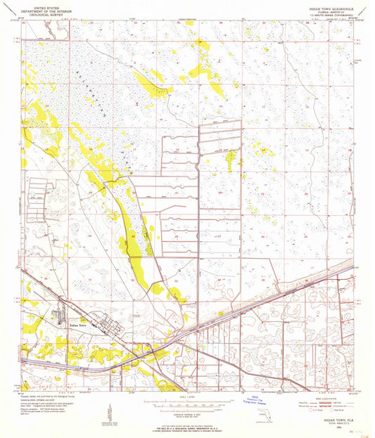 1953 Indian Town, FL - Florida - USGS Topographic Map v3