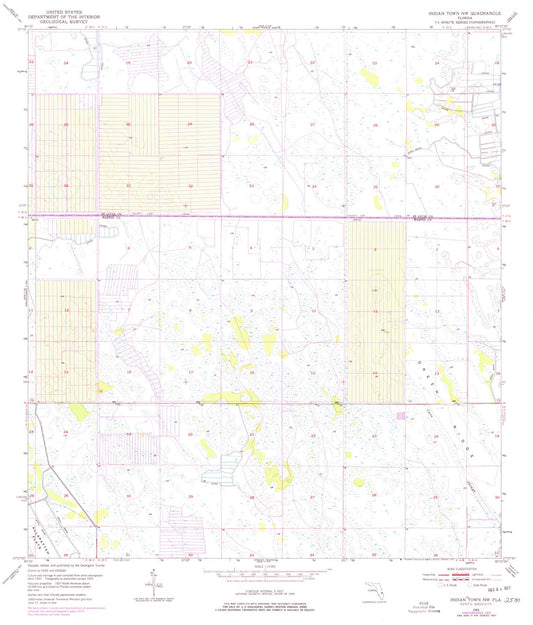 1953 Indiantown, FL - Florida - USGS Topographic Map