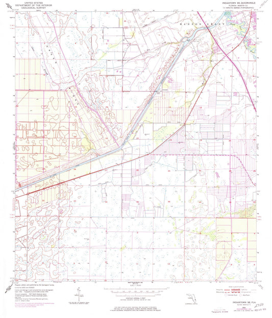 1953 Indiantown, FL - Florida - USGS Topographic Map v2