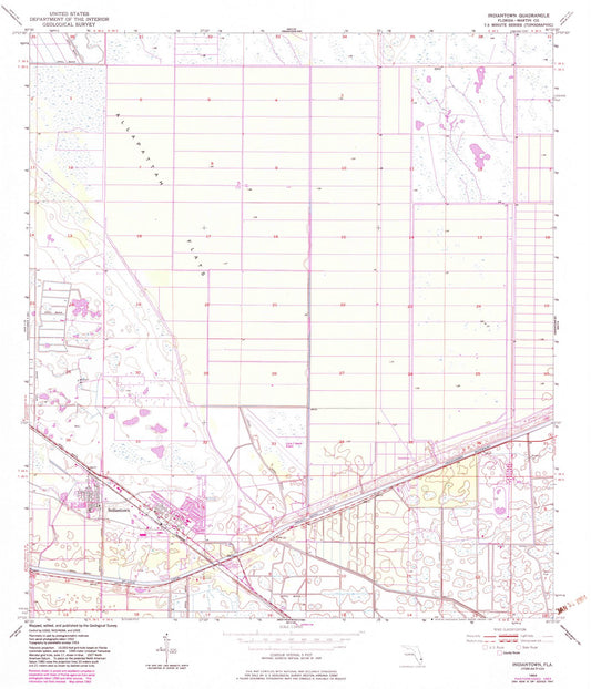 1953 Indiantown, FL - Florida - USGS Topographic Map v3